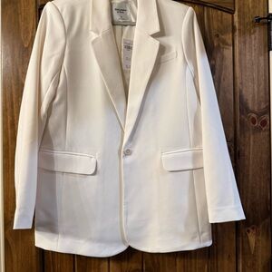 Abercrombie & Fitch Women’s Ivory Blazer Medium NWT